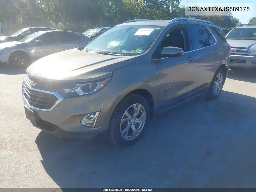 2018 CHEVROLET EQUINOX VIN 3GNAXTEX6JS589175 — фото 2