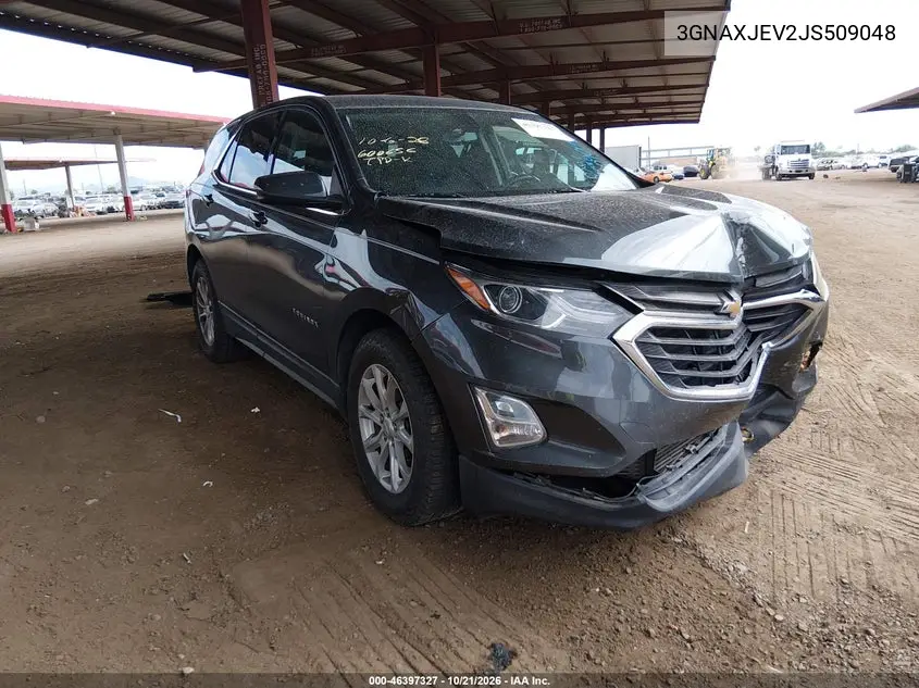 CHEVROLET EQUINOX 2018, VIN 3GNAXJEV2JS509048
