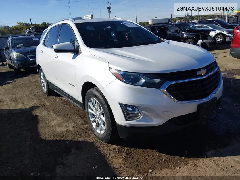 CHEVROLET EQUINOX 2018, VIN 2GNAXJEVXJ6104473