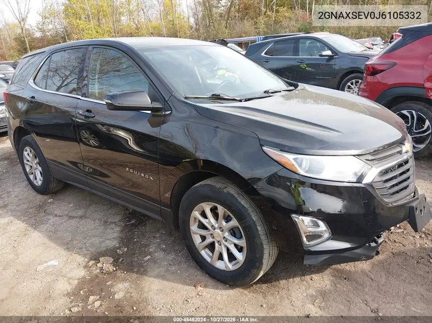 CHEVROLET EQUINOX 2018, VIN 2GNAXSEV0J6105332