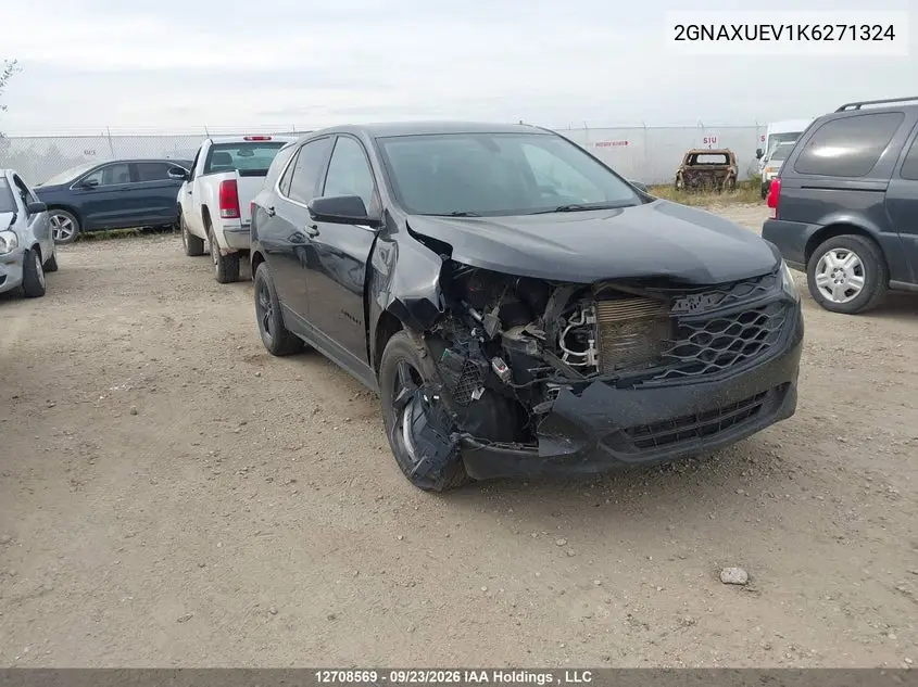 CHEVROLET EQUINOX 2019, VIN 2GNAXUEV1K6271324