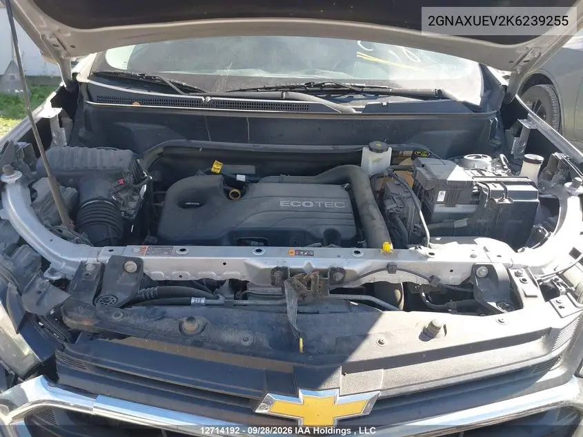 2019 CHEVROLET EQUINOX VIN 2GNAXUEV2K6239255 — фото 10