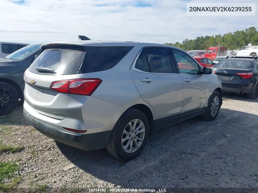 2019 CHEVROLET EQUINOX VIN 2GNAXUEV2K6239255 — фото 4
