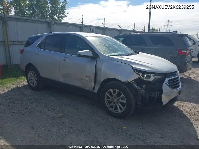2019 CHEVROLET EQUINOX VIN 2GNAXUEV2K6239255 — фото 6