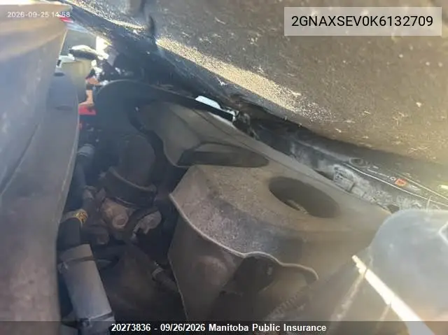 2019 CHEVROLET EQUINOX VIN 2GNAXSEV0K6132709 — фото 10
