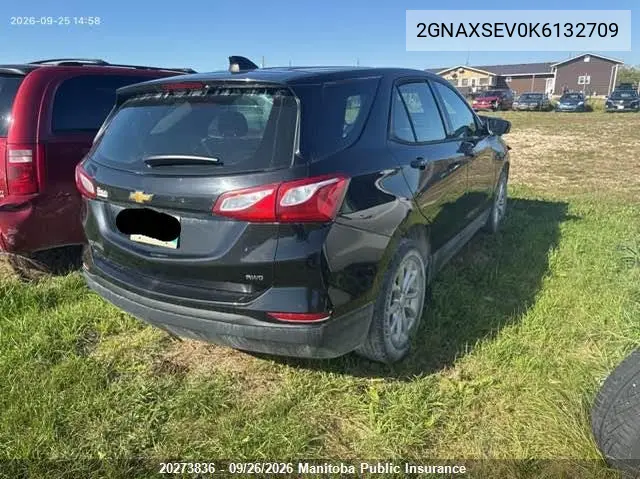 2019 CHEVROLET EQUINOX VIN 2GNAXSEV0K6132709 — фото 4
