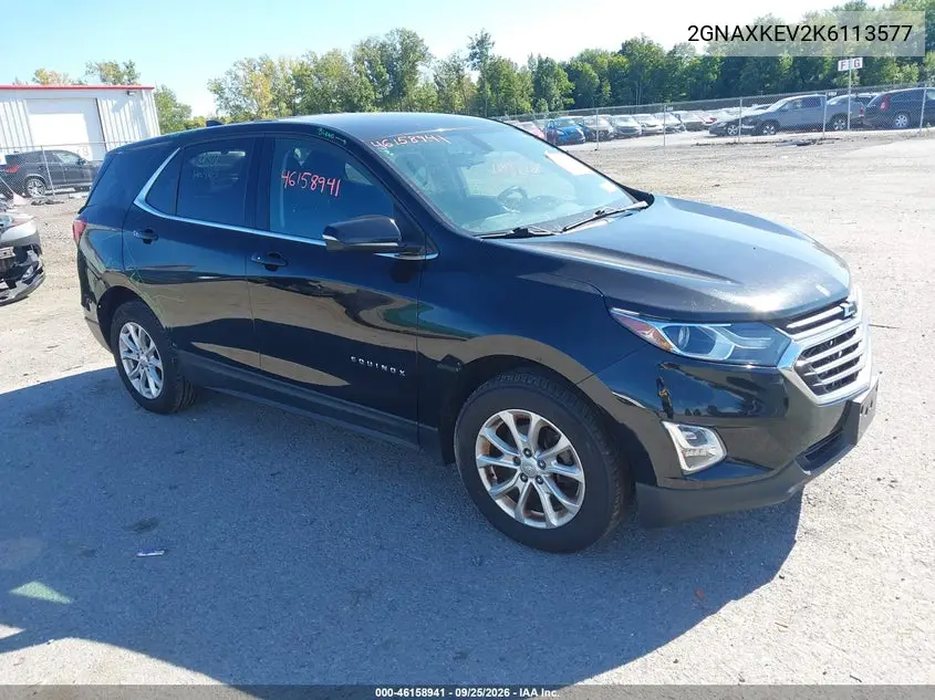 CHEVROLET EQUINOX 2019, VIN 2GNAXKEV2K6113577