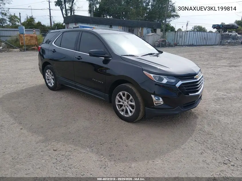 CHEVROLET EQUINOX 2019, VIN 3GNAXUEV3KL199814