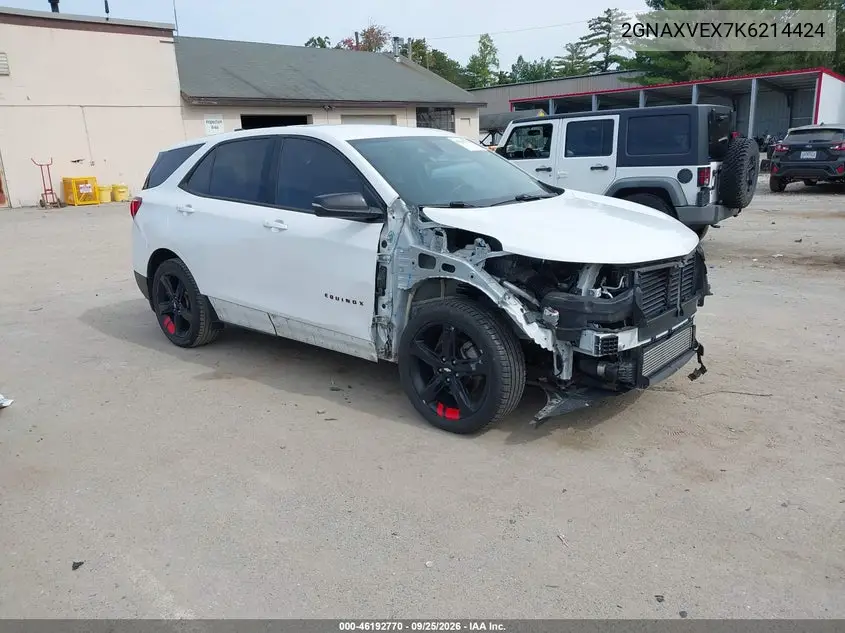 CHEVROLET EQUINOX 2019, VIN 2GNAXVEX7K6214424