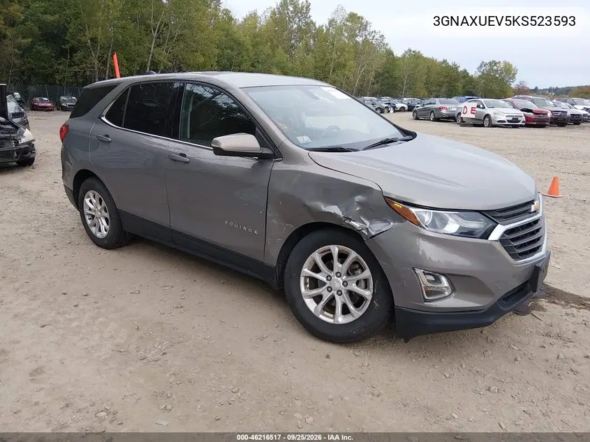 CHEVROLET EQUINOX 2019, VIN 3GNAXUEV5KS523593
