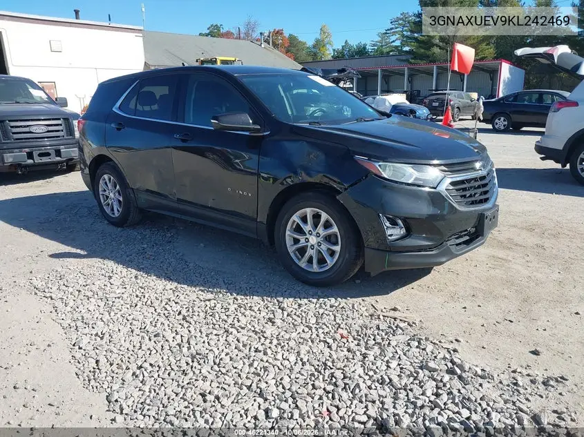 CHEVROLET EQUINOX 2019, VIN 3GNAXUEV9KL242469
