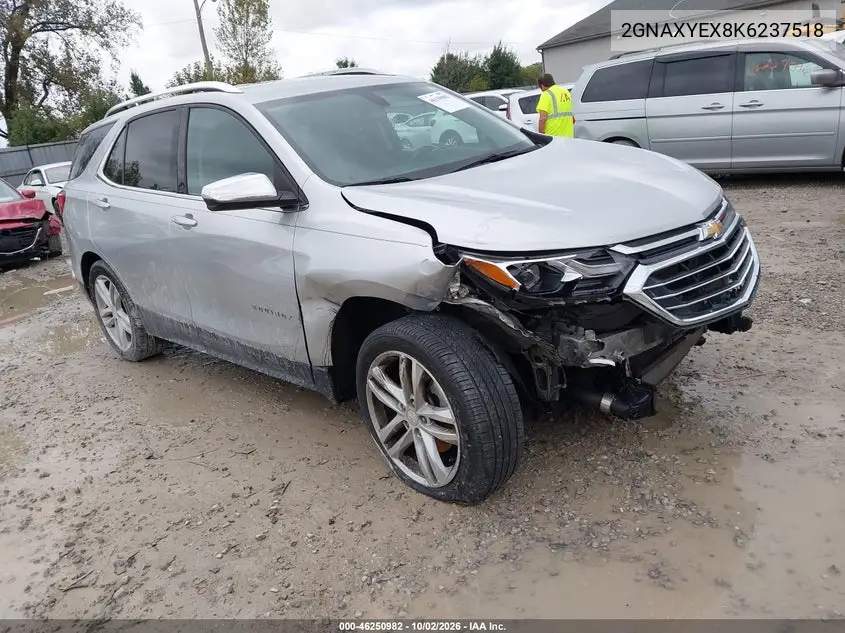 CHEVROLET EQUINOX 2019, VIN 2GNAXYEX8K6237518