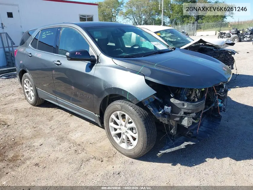 CHEVROLET EQUINOX 2019, VIN 2GNAXKEV6K6261246