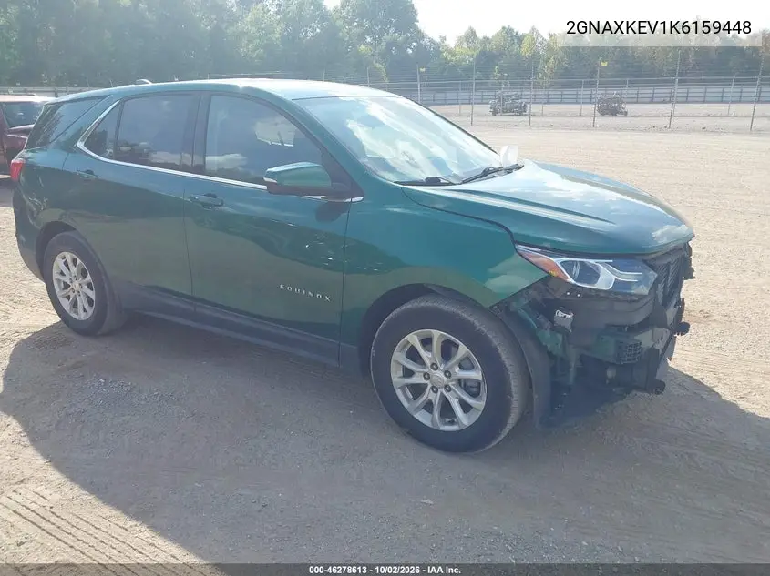 CHEVROLET EQUINOX 2019, VIN 2GNAXKEV1K6159448