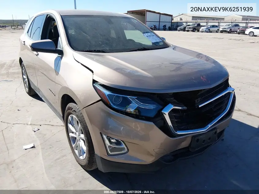 CHEVROLET EQUINOX 2019, VIN 2GNAXKEV9K6251939