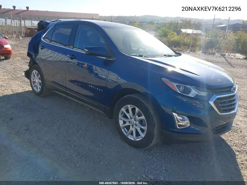 CHEVROLET EQUINOX 2019, VIN 2GNAXKEV7K6212296