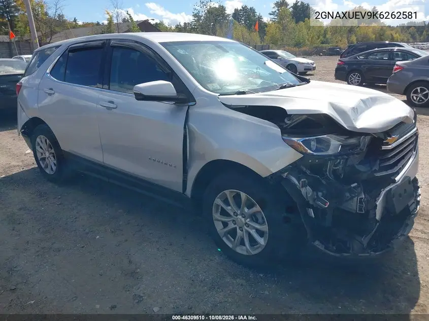 CHEVROLET EQUINOX 2019, VIN 2GNAXUEV9K6262581