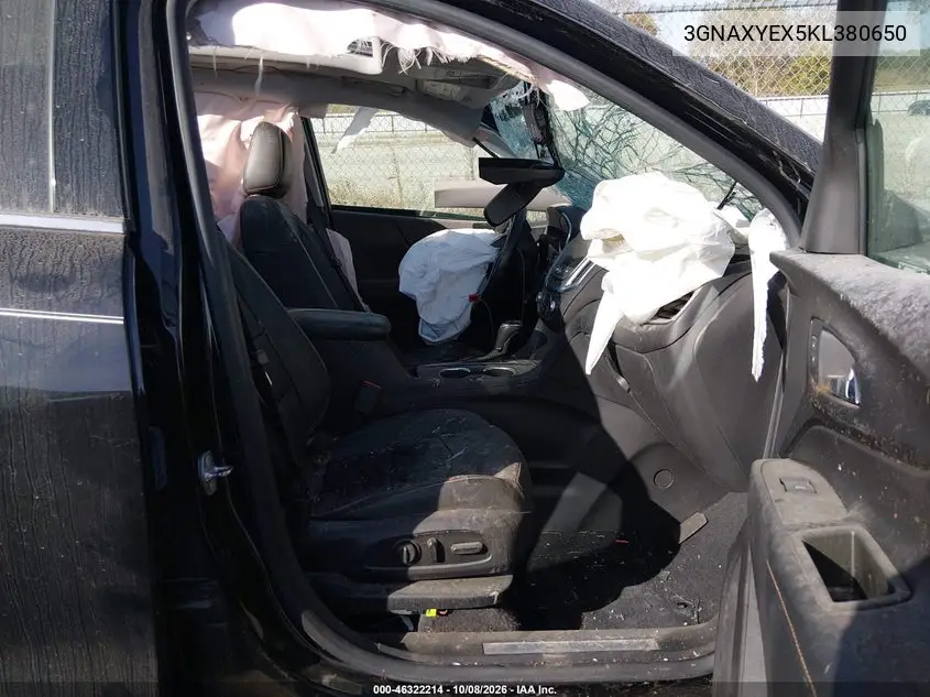 2019 CHEVROLET EQUINOX VIN 3GNAXYEX5KL380650 — фото 5