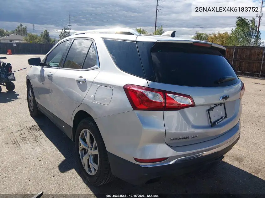2019 CHEVROLET EQUINOX VIN 2GNAXLEX4K6183752 — фото 3