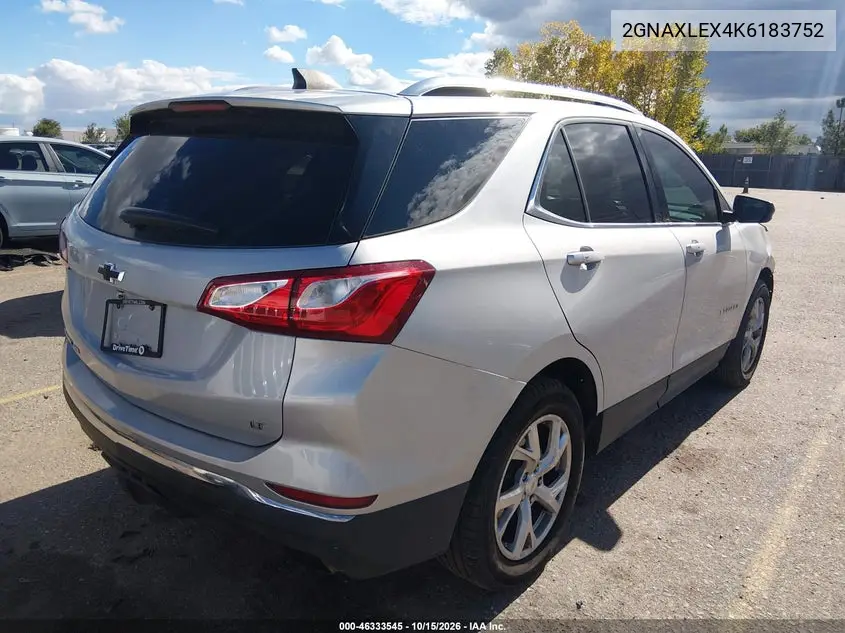 2019 CHEVROLET EQUINOX VIN 2GNAXLEX4K6183752 — фото 4