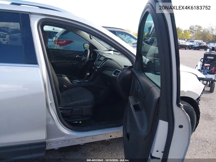 2019 CHEVROLET EQUINOX VIN 2GNAXLEX4K6183752 — фото 5