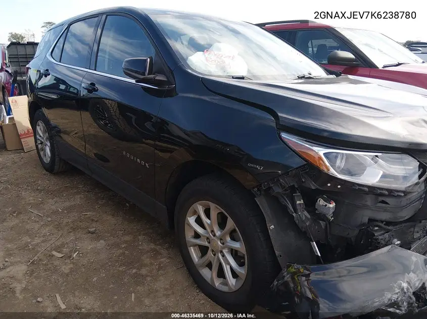CHEVROLET EQUINOX 2019, VIN 2GNAXJEV7K6238780