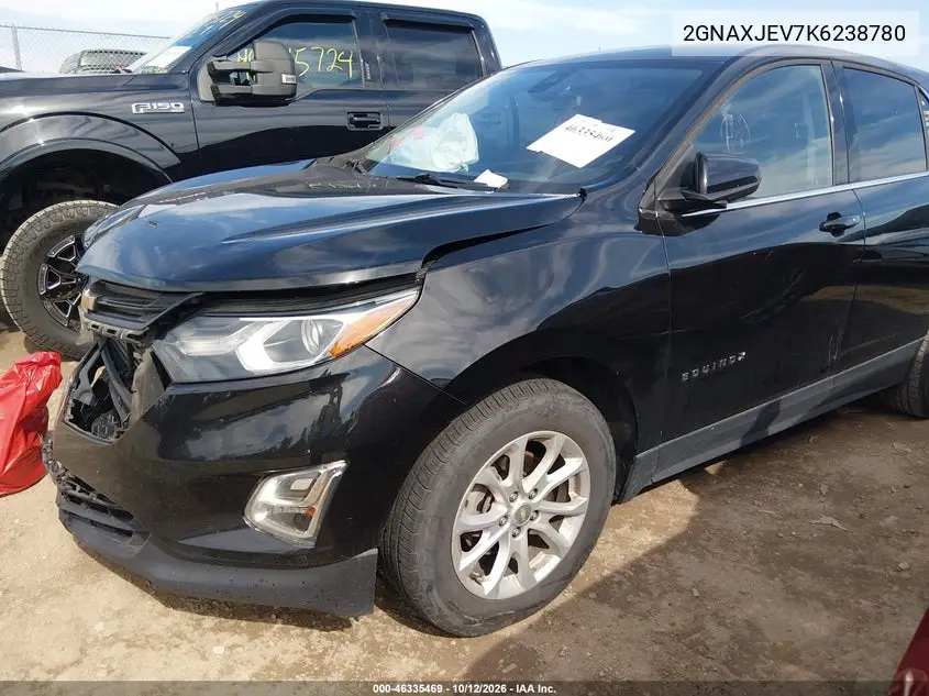 2019 CHEVROLET EQUINOX VIN 2GNAXJEV7K6238780 — фото 2