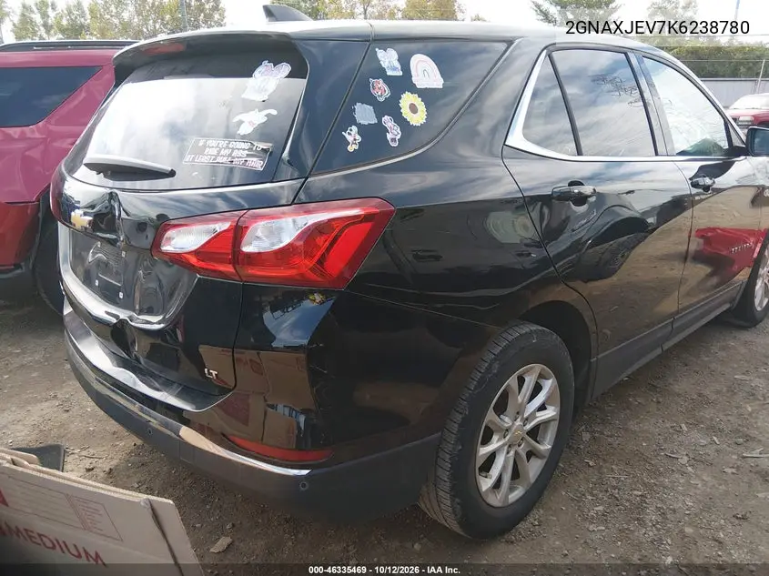 2019 CHEVROLET EQUINOX VIN 2GNAXJEV7K6238780 — фото 4