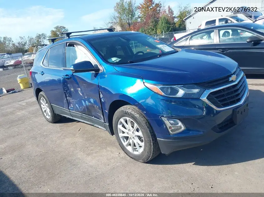 CHEVROLET EQUINOX 2019, VIN 2GNAXTEV2K6276932