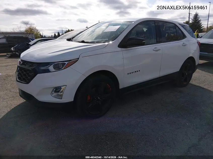 2019 CHEVROLET EQUINOX VIN 2GNAXLEX5K6159461 — фото 2