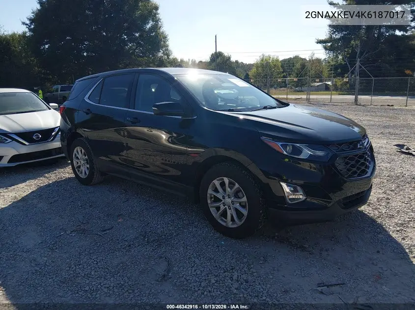 CHEVROLET EQUINOX 2019, VIN 2GNAXKEV4K6187017
