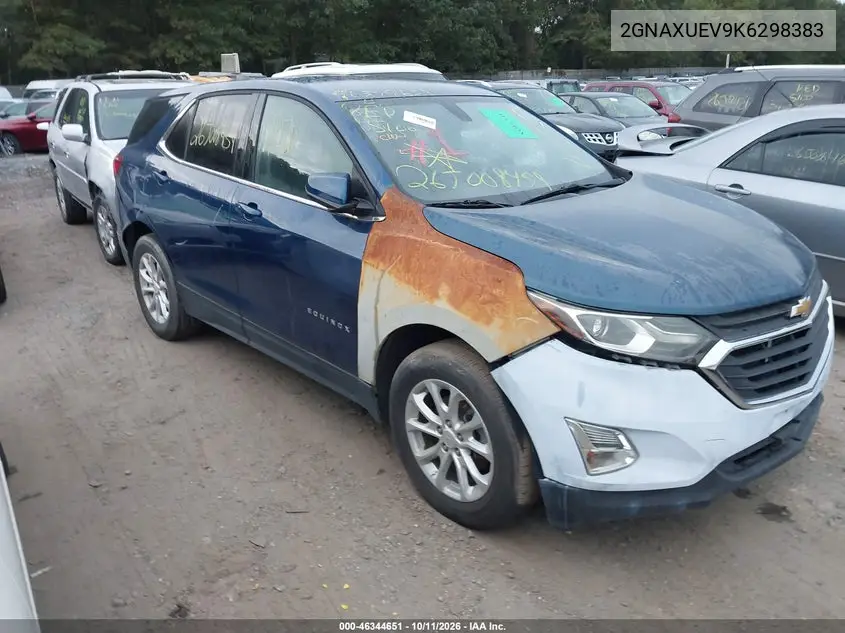 CHEVROLET EQUINOX 2019, VIN 2GNAXUEV9K6298383