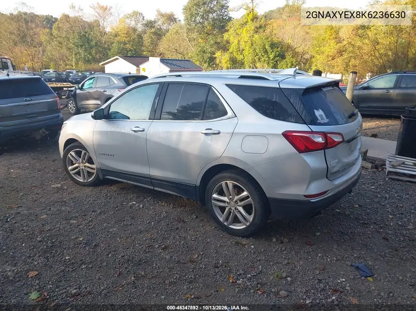 2019 CHEVROLET EQUINOX VIN 2GNAXYEX8K6236630 — фото 3