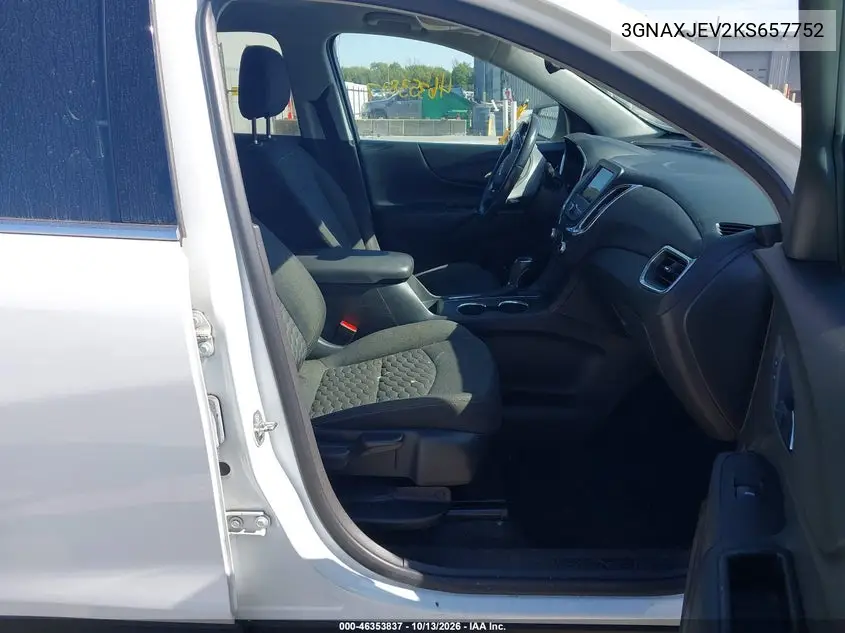 2019 CHEVROLET EQUINOX VIN 3GNAXJEV2KS657752 — фото 5