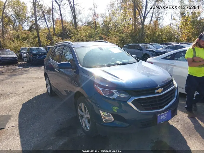 CHEVROLET EQUINOX 2019, VIN 3GNAXVEXXKL376284