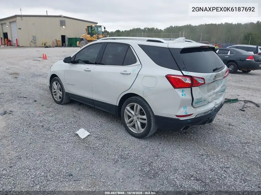 2019 CHEVROLET EQUINOX VIN 2GNAXPEX0K6187692 — фото 3