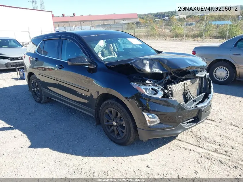 CHEVROLET EQUINOX 2019, VIN 2GNAXUEV4KG205012