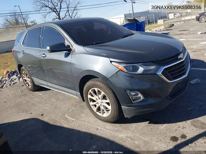 CHEVROLET EQUINOX 2019, VIN 3GNAXKEV9KS508356
