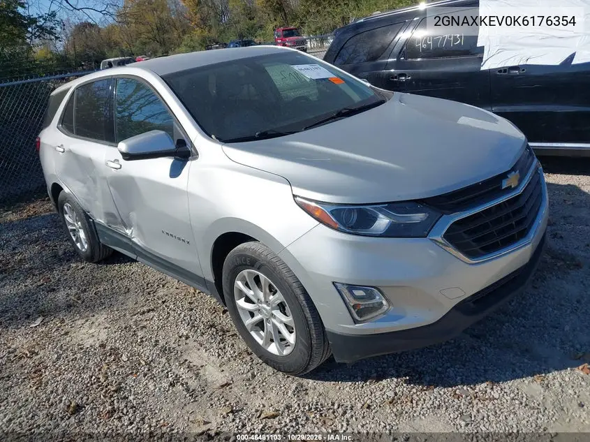 CHEVROLET EQUINOX 2019, VIN 2GNAXKEV0K6176354