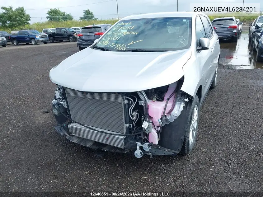 2020 CHEVROLET EQUINOX VIN 2GNAXUEV4L6284201 — фото 6