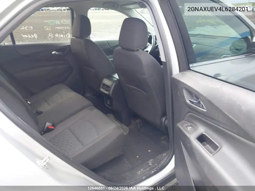 2020 CHEVROLET EQUINOX VIN 2GNAXUEV4L6284201 — фото 8