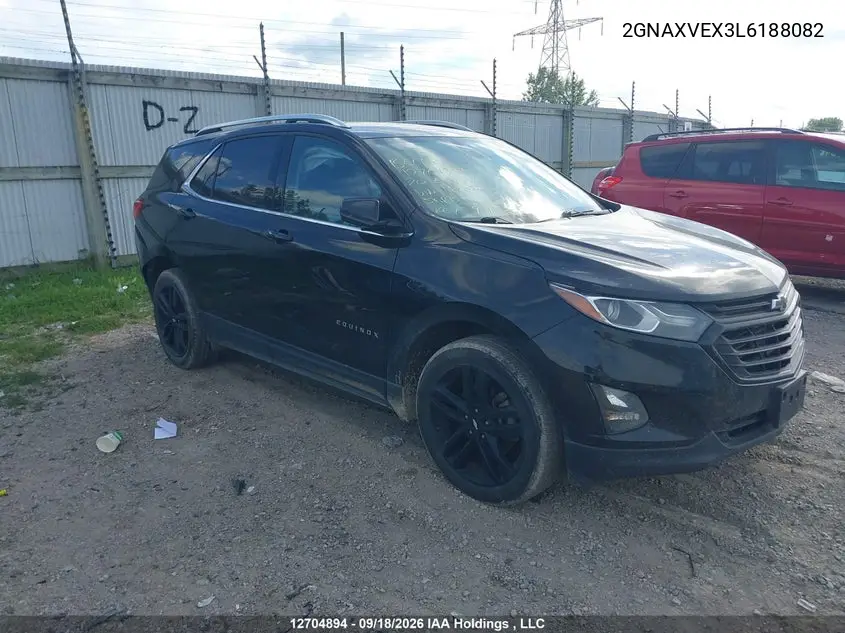 CHEVROLET EQUINOX 2020, VIN 2GNAXVEX3L6188082