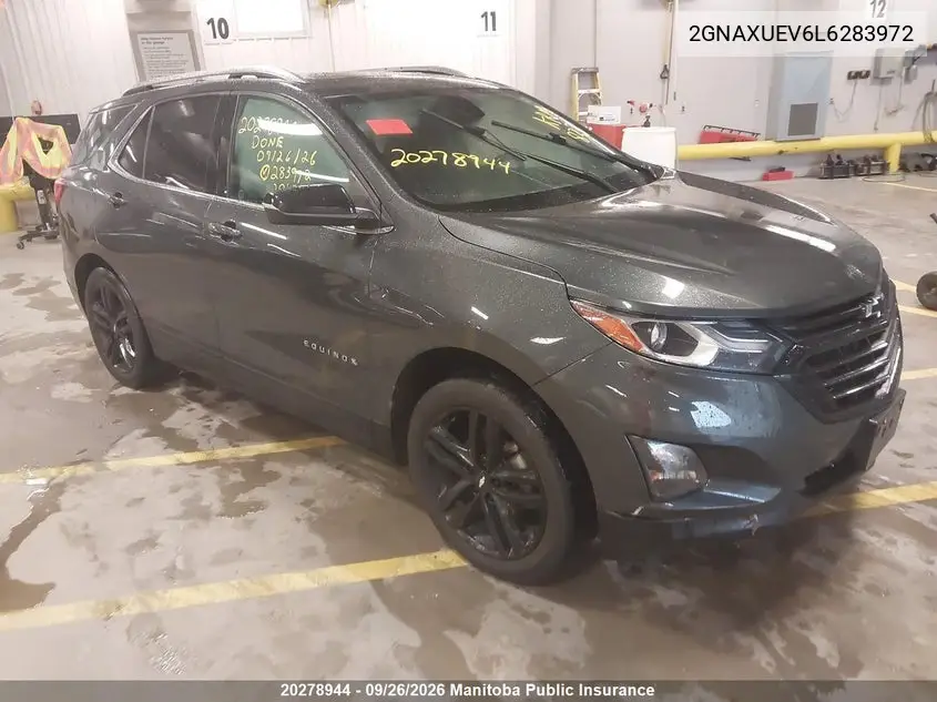 CHEVROLET EQUINOX 2020, VIN 2GNAXUEV6L6283972