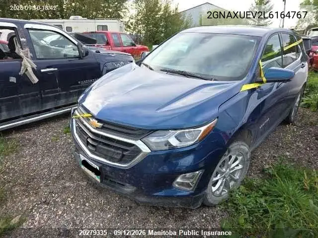 CHEVROLET EQUINOX 2020, VIN 2GNAXUEV2L6164767