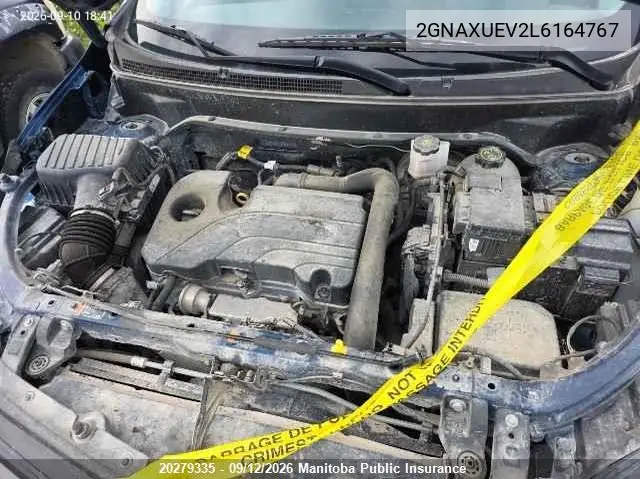 2020 CHEVROLET EQUINOX VIN 2GNAXUEV2L6164767 — фото 10