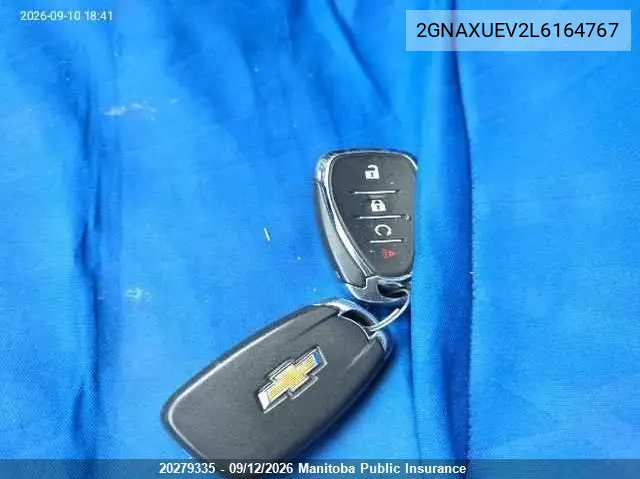 2020 CHEVROLET EQUINOX VIN 2GNAXUEV2L6164767 — фото 11