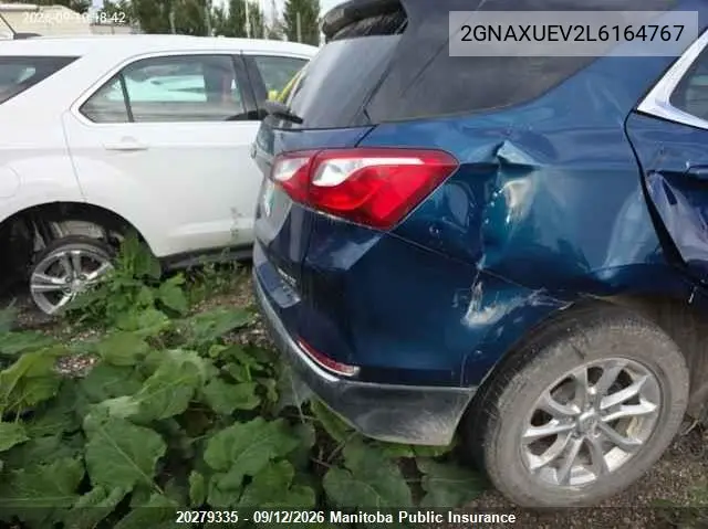 2020 CHEVROLET EQUINOX VIN 2GNAXUEV2L6164767 — фото 4