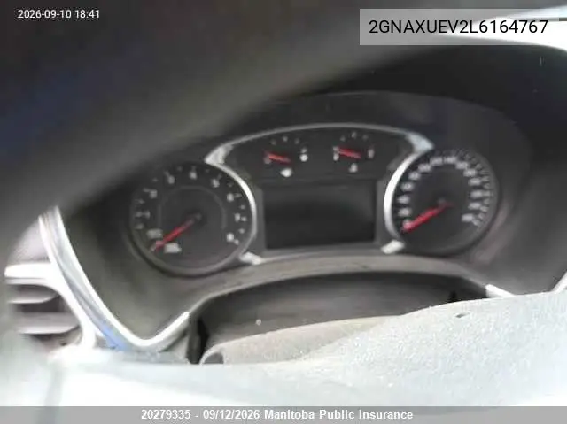 2020 CHEVROLET EQUINOX VIN 2GNAXUEV2L6164767 — фото 7