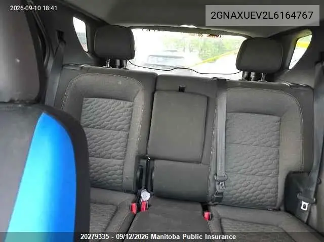 2020 CHEVROLET EQUINOX VIN 2GNAXUEV2L6164767 — фото 8