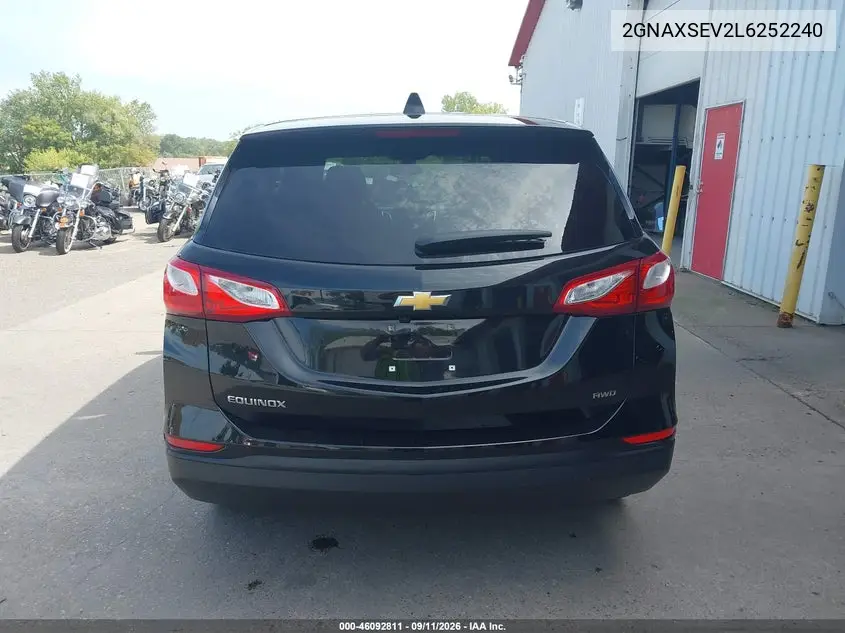 2020 CHEVROLET EQUINOX VIN 2GNAXSEV2L6252240 — фото 16